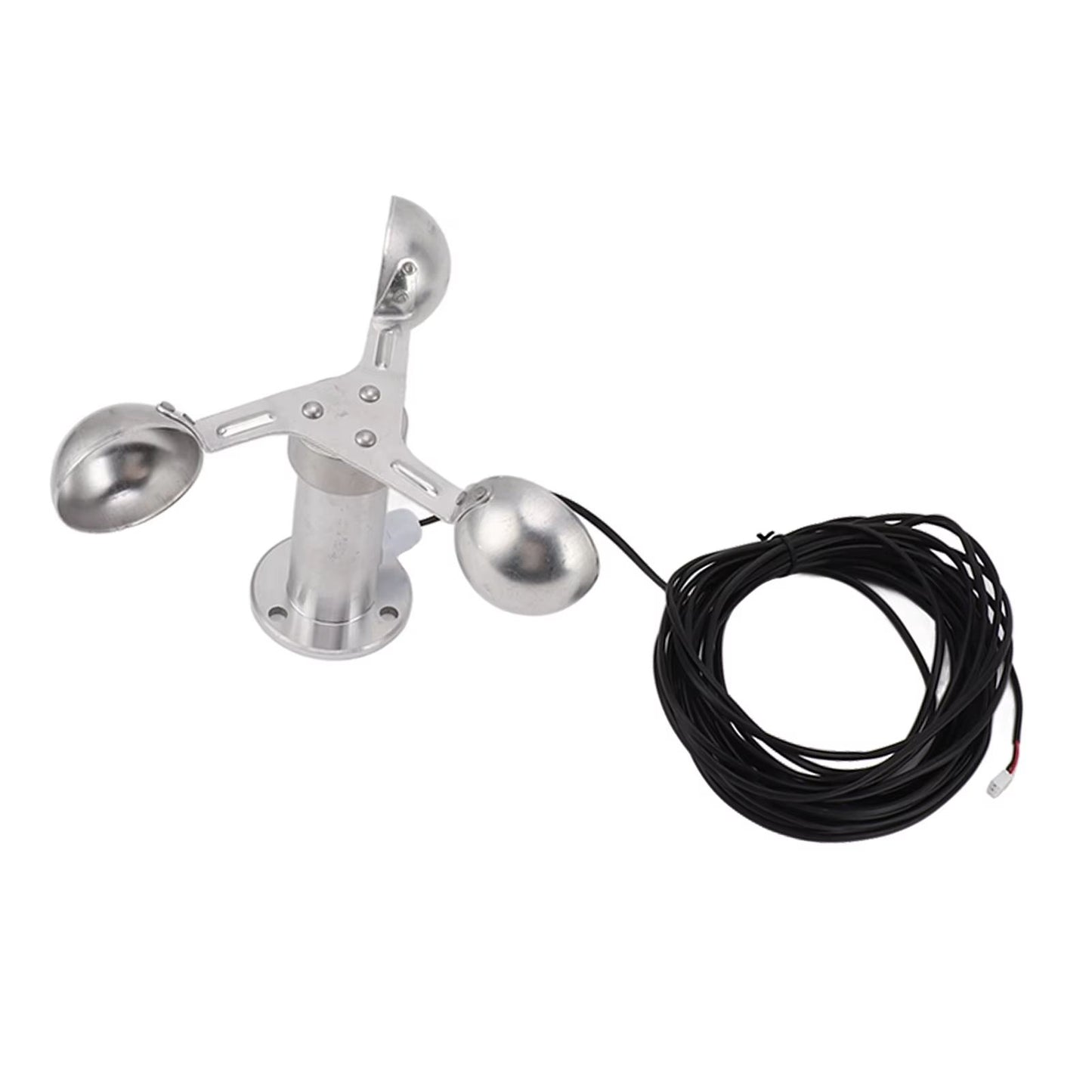 3Cup Aluminum Wind Speed Sensor  Adjustable Wind Anemometer With 038 V Output For Weather  Environm 4