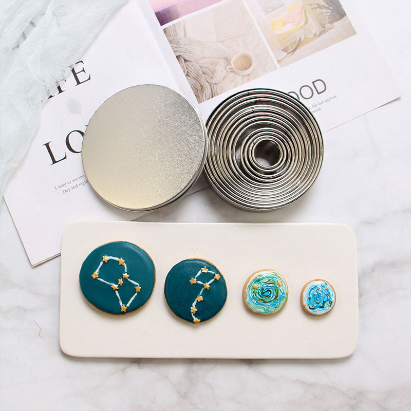 Stainless Steel Mousse Ring Circular Cake Cutter Biscuit Baking Molds Tool For Kitchen Accessories 2