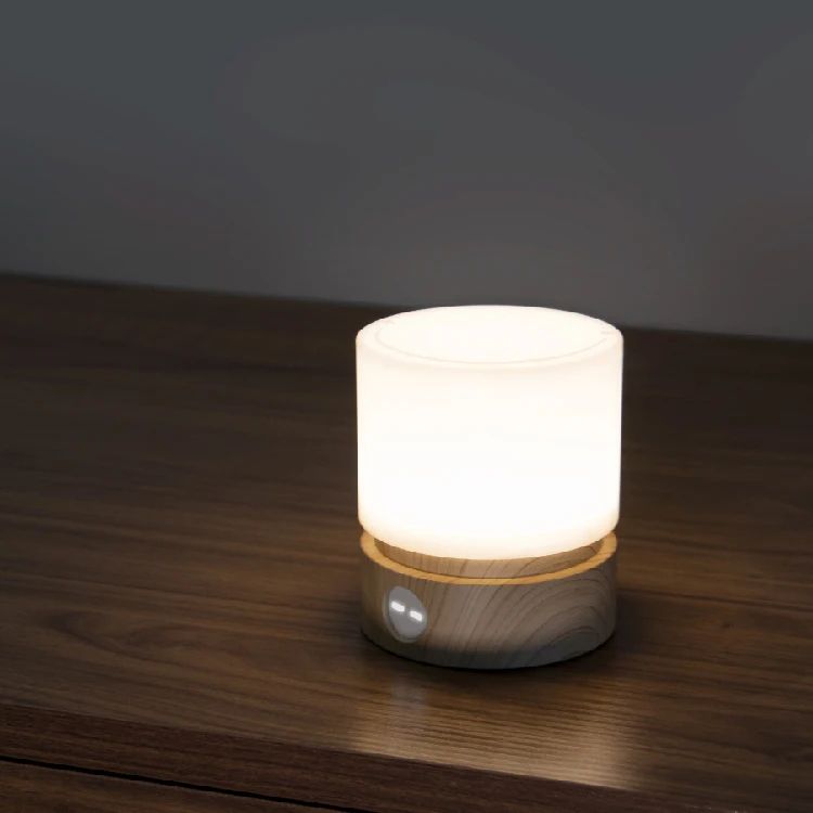 Minimalist Rotating LED Night Light  Table  Desk Lamp With Timer 2