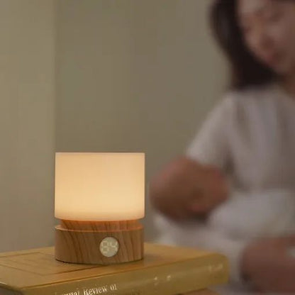 Minimalist Rotating LED Night Light  Table  Desk Lamp With Timer 4