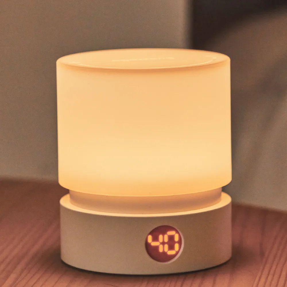 Minimalist Rotating LED Night Light  Table  Desk Lamp With Timer 5