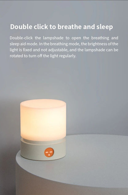 Minimalist Rotating LED Night Light  Table  Desk Lamp With Timer 12
