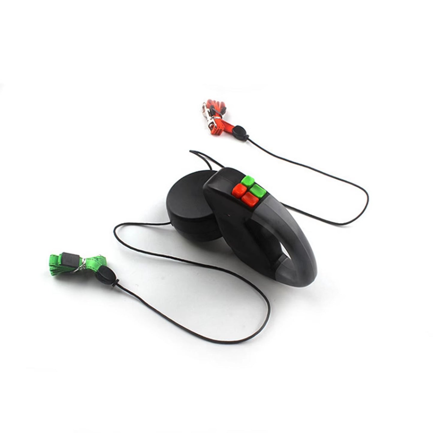 Dual Retractable Dog Leash  Automatic Winding Double Pet Walking Traction Rope 984ft 5