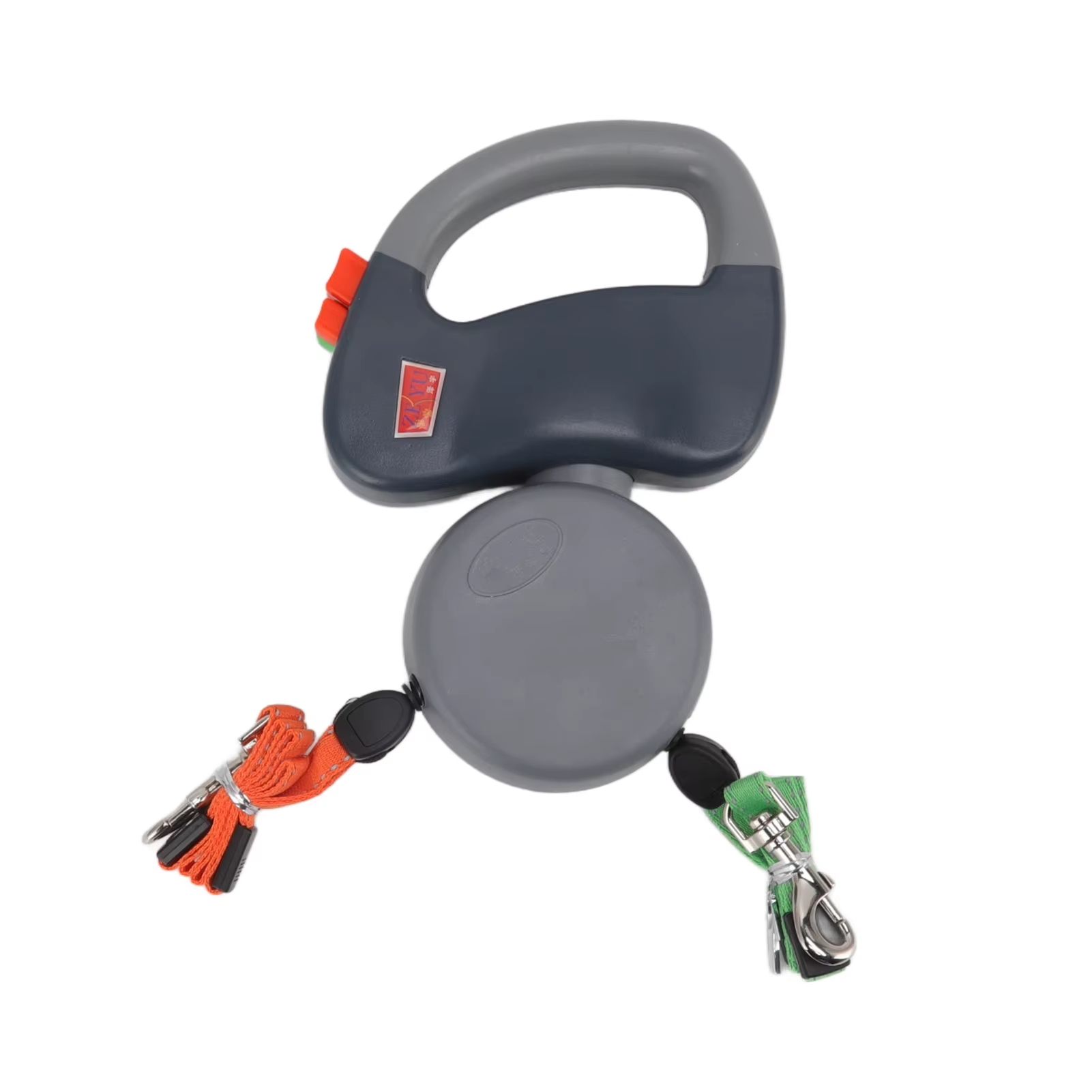 Dual Retractable Dog Leash  Automatic Winding Double Pet Walking Traction Rope 984ft 7