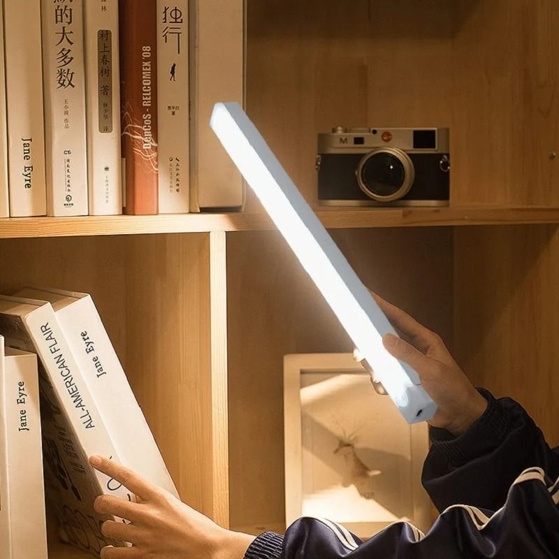 Rechargeable Motion Sensor LED Bar Light Portable Magnetic Cabinet Lamp 4