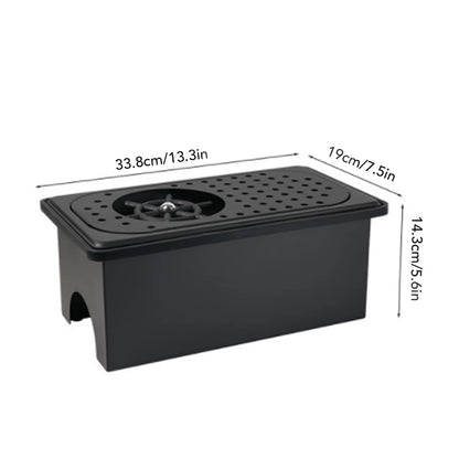 Stainless Steel Pitcher Rinser  Automatic Glass Washer For Kitchen Sink Bar And Coffee Station Blac 7