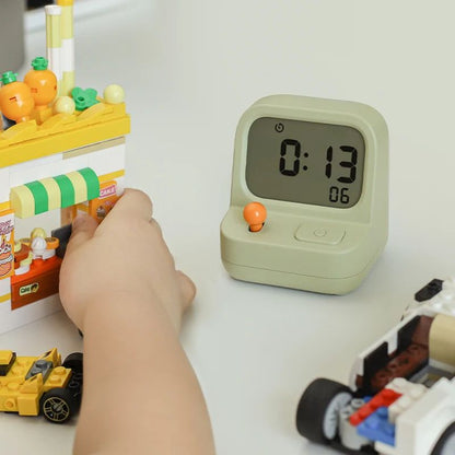 Smart Mini Desktop Alarm Clock  Creative Nostalgic Timer  Snooze Clock 1