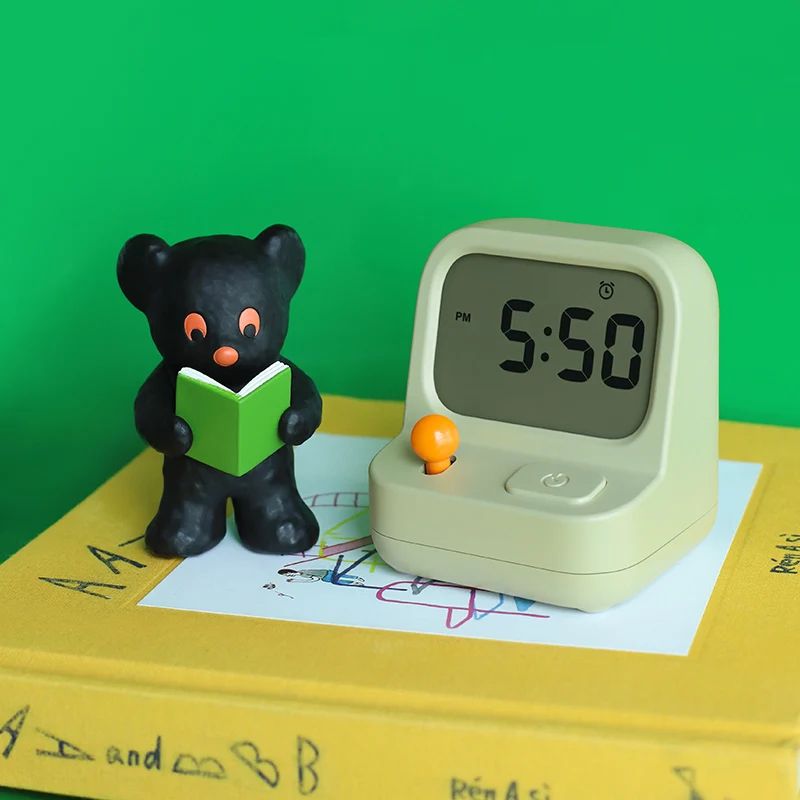 Smart Mini Desktop Alarm Clock  Creative Nostalgic Timer  Snooze Clock 4