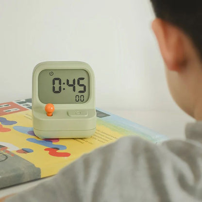 Smart Mini Desktop Alarm Clock  Creative Nostalgic Timer  Snooze Clock 7