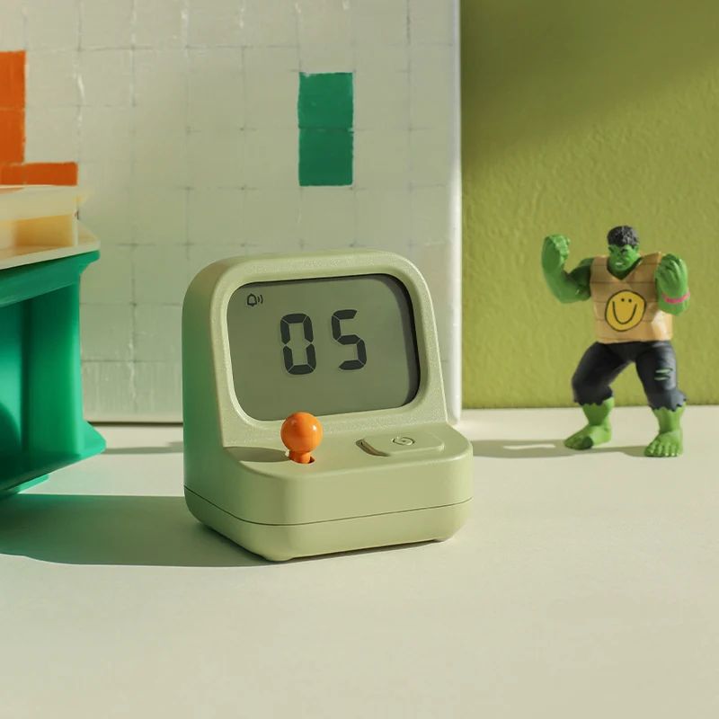 Smart Mini Desktop Alarm Clock  Creative Nostalgic Timer  Snooze Clock 14