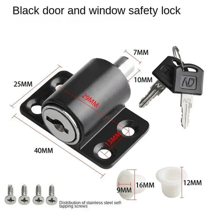 SecureLatch Sliding Window  Door Safety Lock  ChildProof Patio Lock Set 7