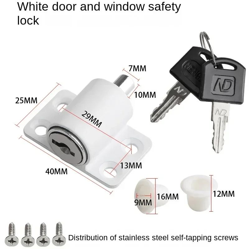 SecureLatch Sliding Window  Door Safety Lock  ChildProof Patio Lock Set 8