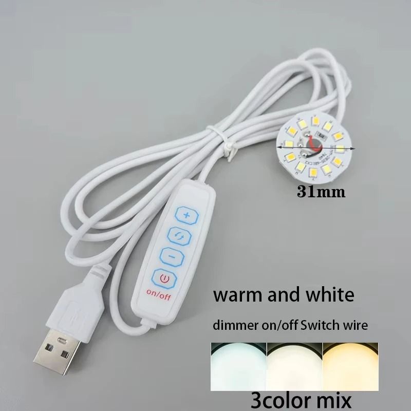 USB LED Reading Light With Dimmer Switch For Desk And Bedside Use 11