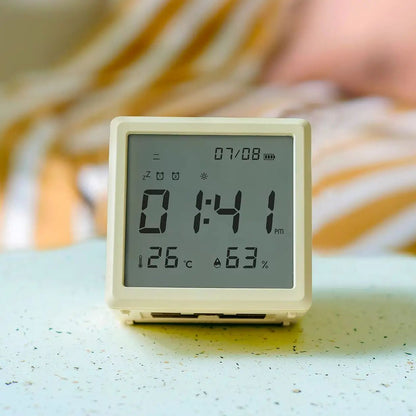 Digital LED Alarm Clock With Temperature Display  Night Light  Multifunctional Bedside Desktop Cloc 5
