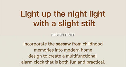 Digital LED Alarm Clock With Temperature Display  Night Light  Multifunctional Bedside Desktop Cloc 7