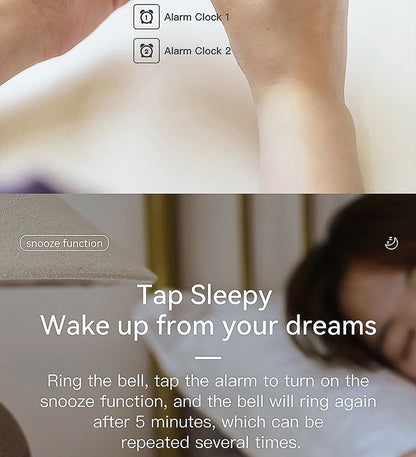 Digital LED Alarm Clock With Temperature Display  Night Light  Multifunctional Bedside Desktop Cloc 14