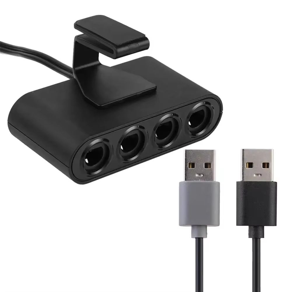 4Port GameCube Controller USB Adapter  For Nintendo Switch Wii U PC  NGC 2