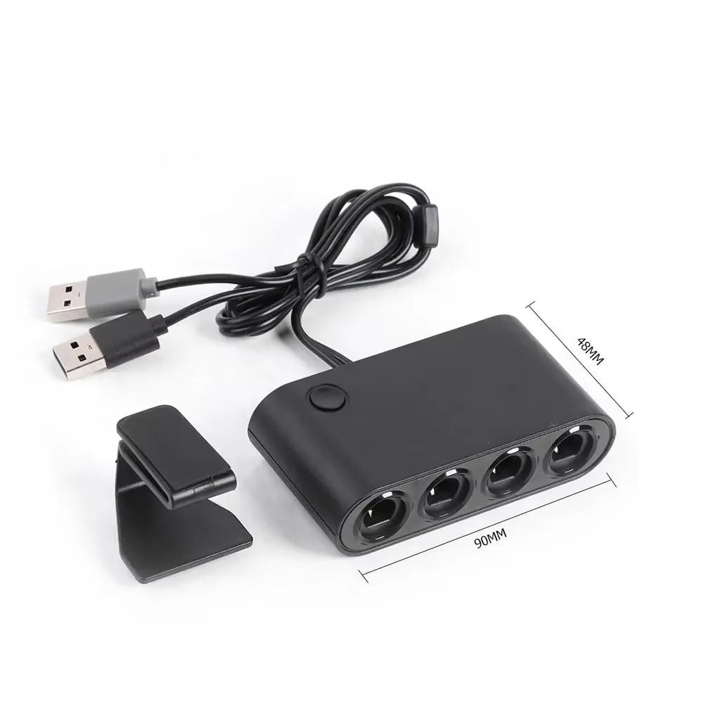 4Port GameCube Controller USB Adapter  For Nintendo Switch Wii U PC  NGC 7