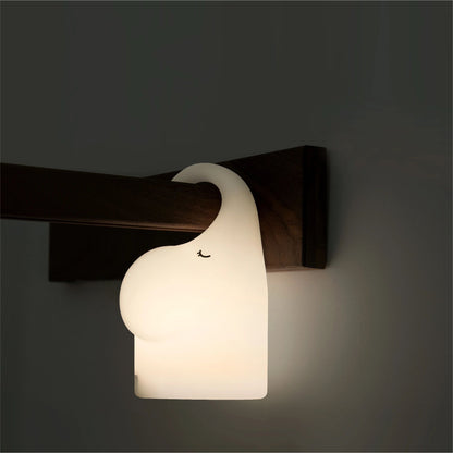 Silicone Elephant Motion Sensor Night Light – Hanging Rechargeable LED Lamp