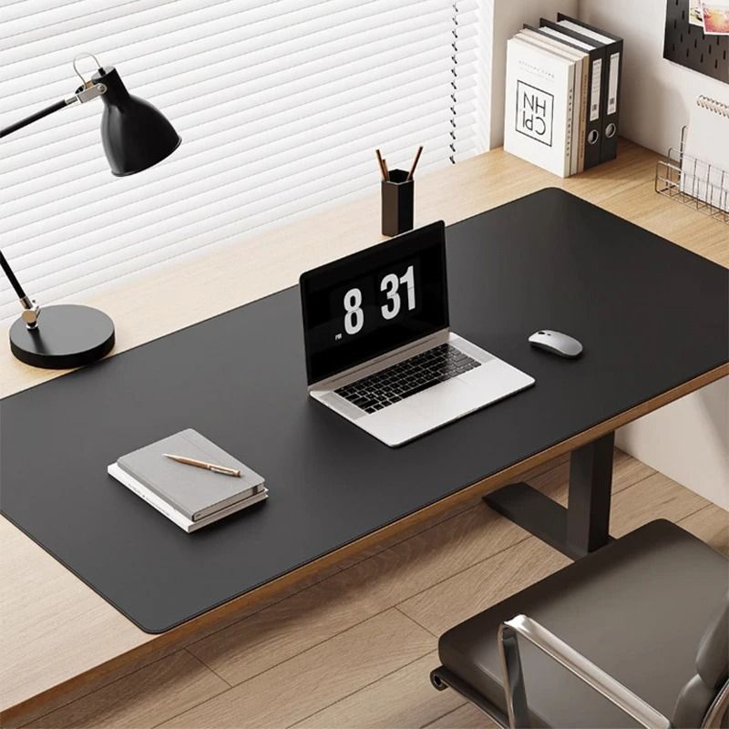 Large Desk Mouse Pad PU Leather Waterproof Desktop Protector