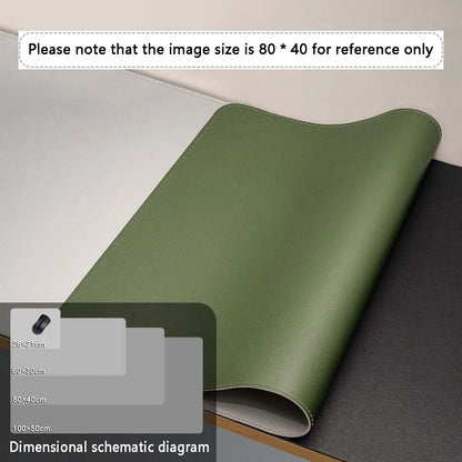 Large Desk Mouse Pad PU Leather Waterproof Desktop Protector 14