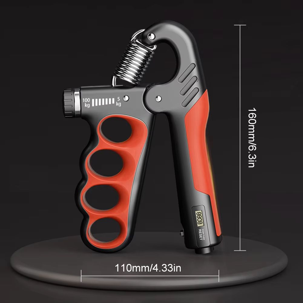 Adjustable Hand Grip Strengthener  11220 Lb NonSlip Grip Trainer For Fitness Music  Injury Recovery 5