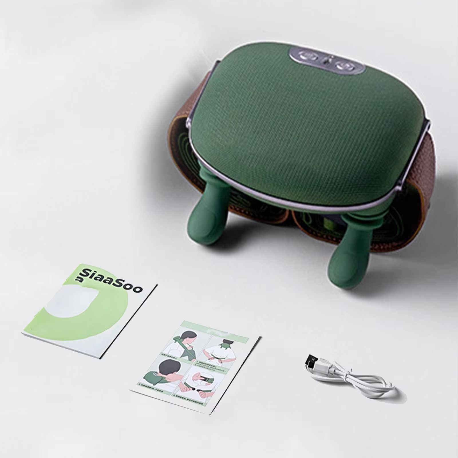 Heated Neck And Shoulder Massager Deep Tissue Shiatsu Back And Cervical Massager 5