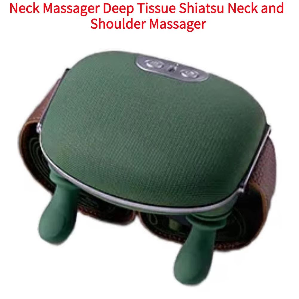 Heated Neck And Shoulder Massager Deep Tissue Shiatsu Back And Cervical Massager 7