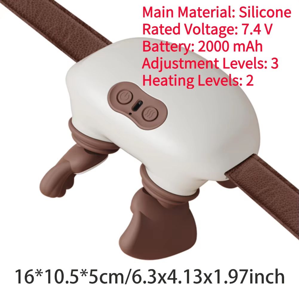 Heated Neck And Shoulder Massager Deep Tissue Shiatsu Back And Cervical Massager 8