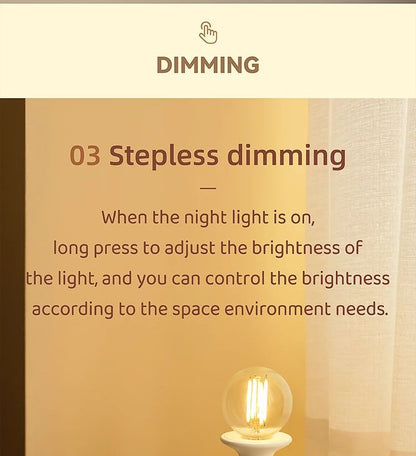 Retro LED Candle Night Light  Dimmable Rechargeable Decorative Lamp 15