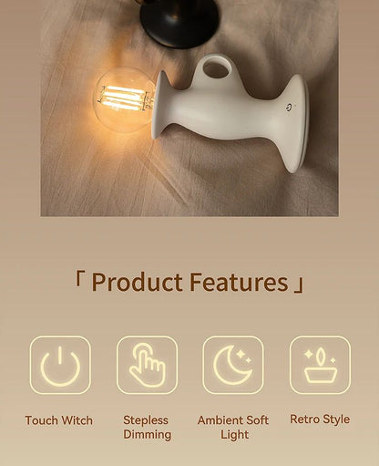 Retro LED Candle Night Light  Dimmable Rechargeable Decorative Lamp 9