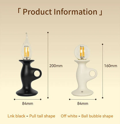 Retro LED Candle Night Light  Dimmable Rechargeable Decorative Lamp 10