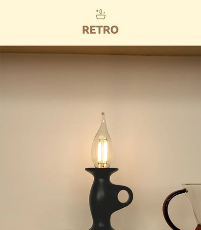 Retro LED Candle Night Light  Dimmable Rechargeable Decorative Lamp 20