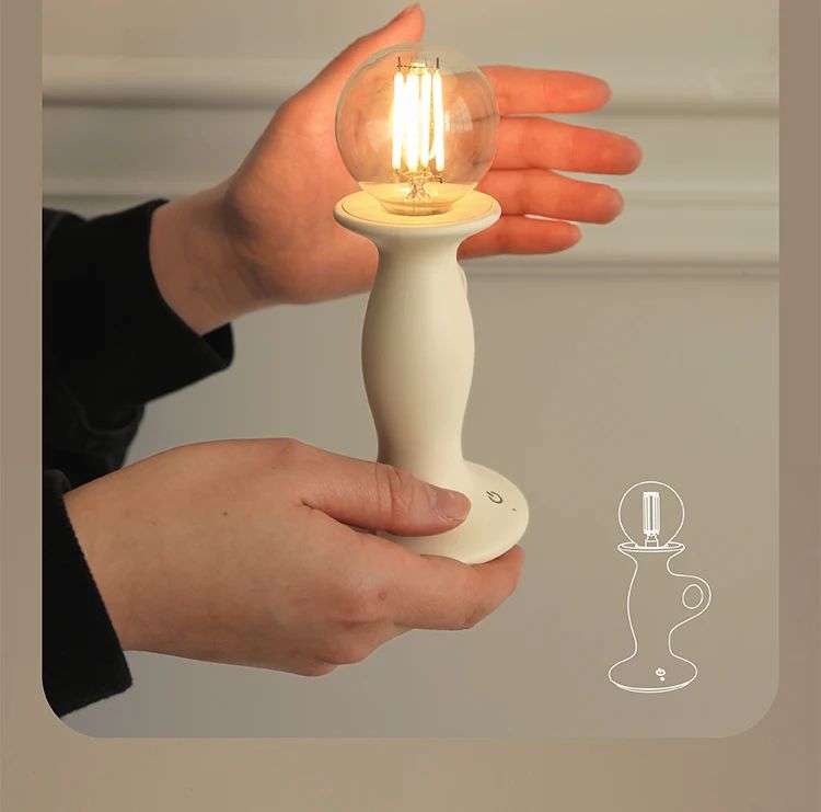 Retro LED Candle Night Light  Dimmable Rechargeable Decorative Lamp 22