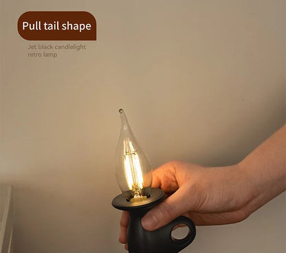 Retro LED Candle Night Light  Dimmable Rechargeable Decorative Lamp 23