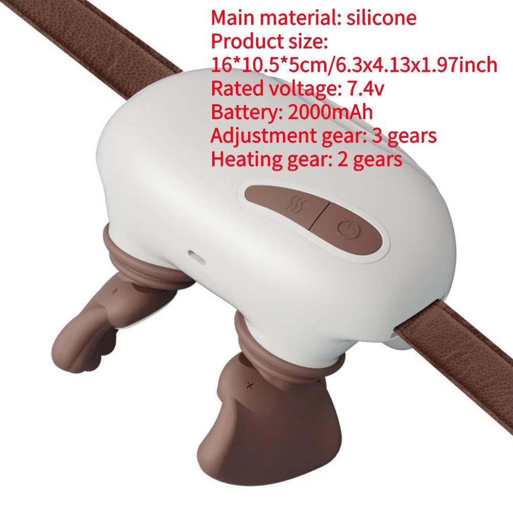 Heated Neck And Shoulder Massager Deep Tissue Shiatsu Back And Cervical Massager 9