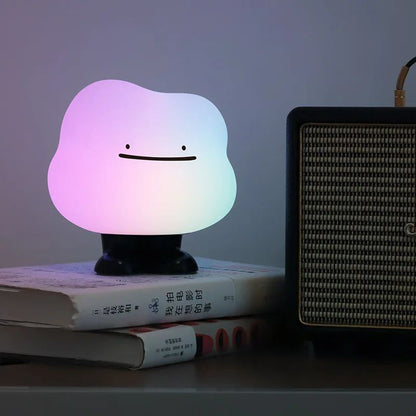 Colorful Rechargeable Silicone Night Light – Touch Control LED Lamp for Kids