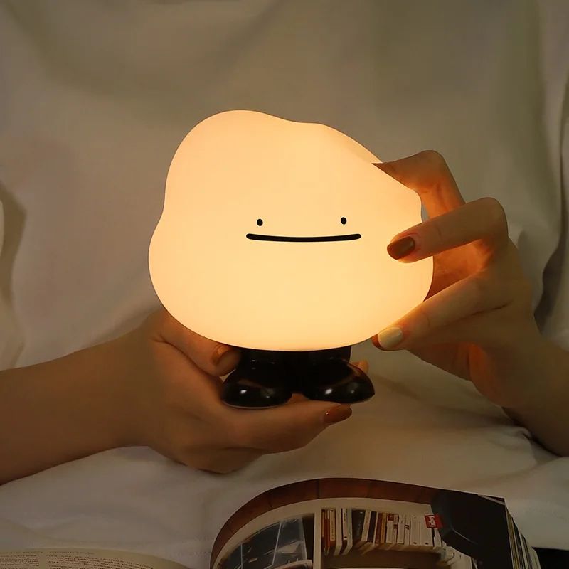 Colorful Rechargeable Silicone Night Light  Touch Control LED Lamp For Kids 1