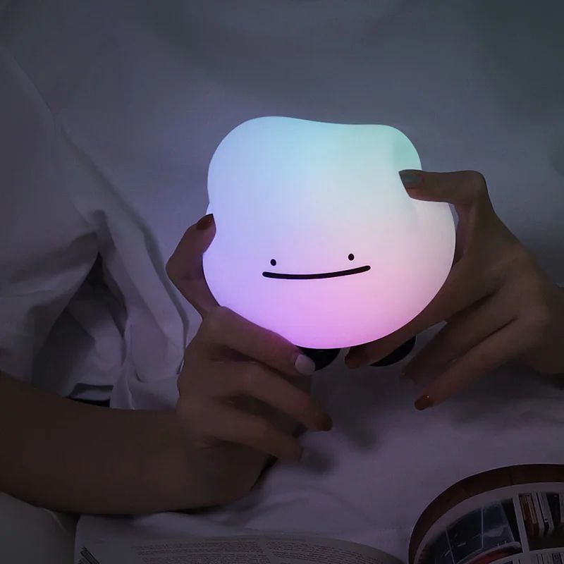 Colorful Rechargeable Silicone Night Light  Touch Control LED Lamp For Kids 3