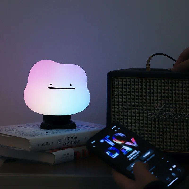 Colorful Rechargeable Silicone Night Light  Touch Control LED Lamp For Kids 5