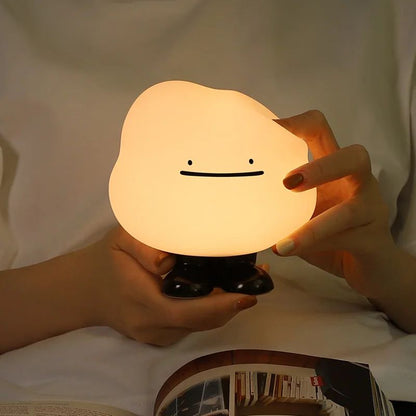Colorful Rechargeable Silicone Night Light  Touch Control LED Lamp For Kids 8