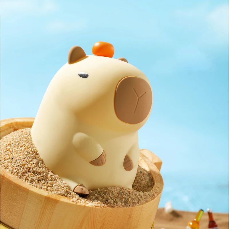 Capybara Silicone Night Light  Cute Anime LED Rechargeable Lamp 2