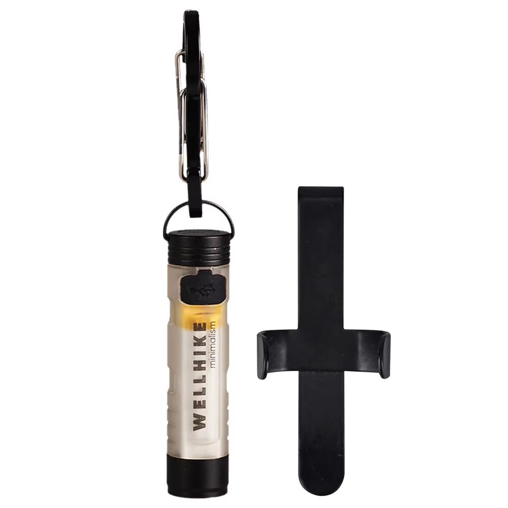LED Magnetic Pocket Work Light  Small Handheld Flashlight With Hook  TypeC Charging 9