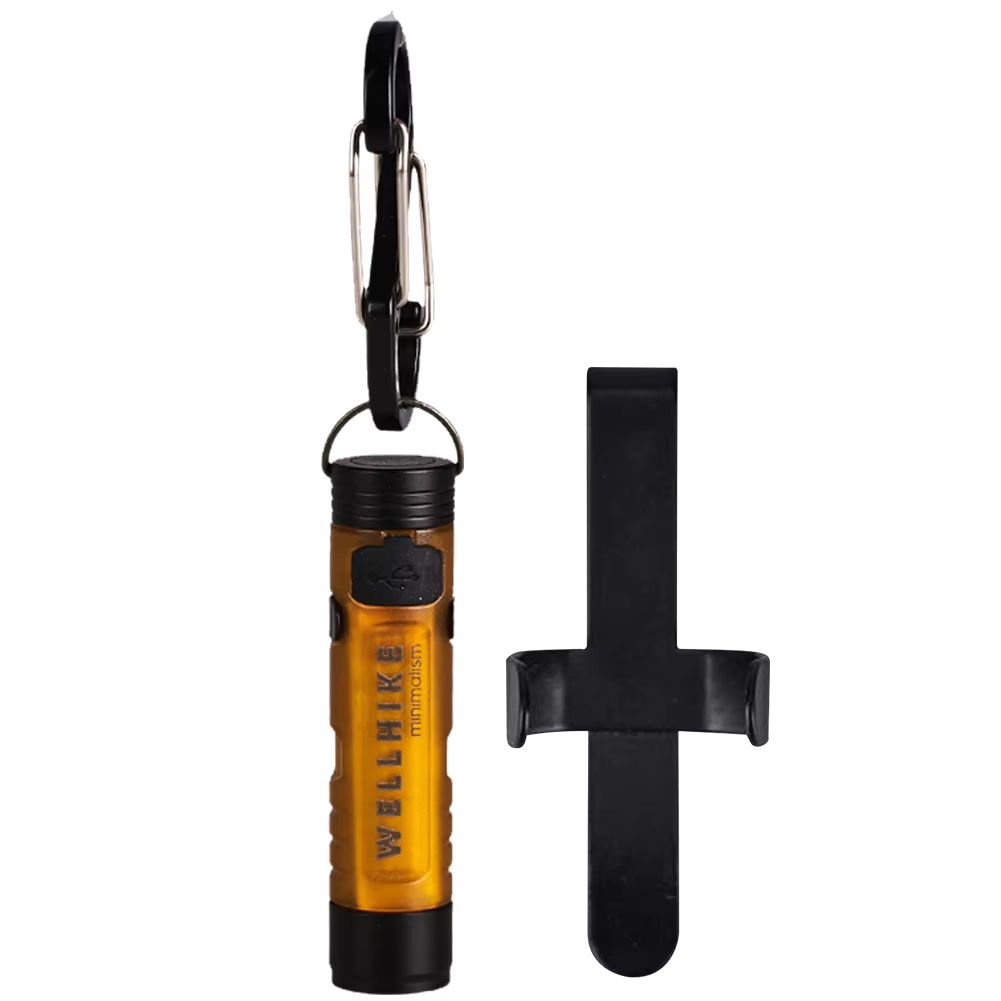 LED Magnetic Pocket Work Light  Small Handheld Flashlight With Hook  TypeC Charging 10