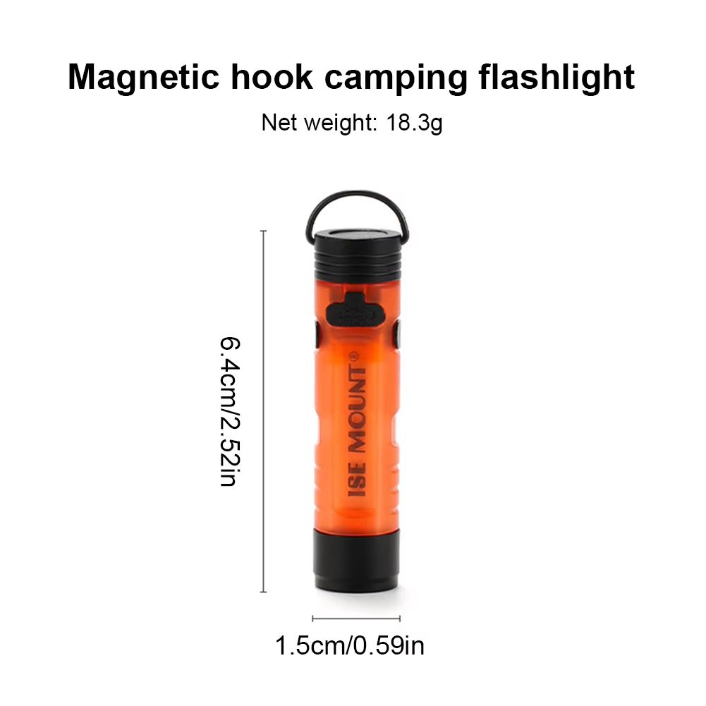 LED Magnetic Pocket Work Light  Small Handheld Flashlight With Hook  TypeC Charging 7