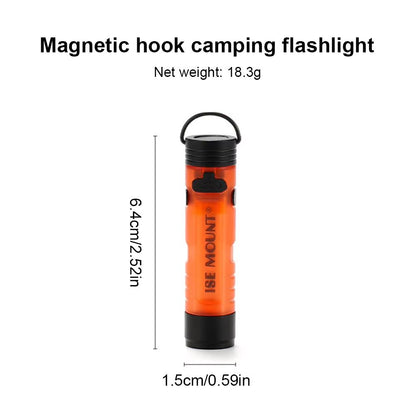 LED Magnetic Pocket Work Light  Small Handheld Flashlight With Hook  TypeC Charging 7