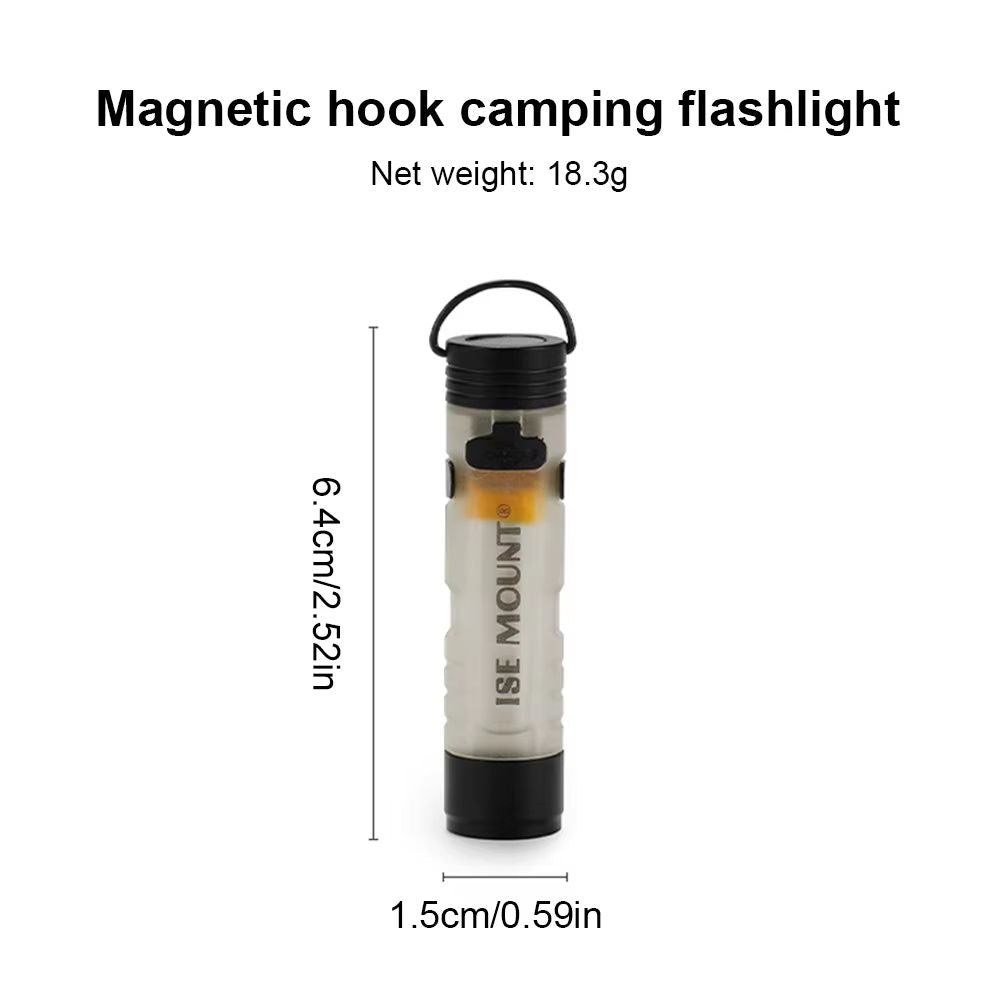LED Magnetic Pocket Work Light  Small Handheld Flashlight With Hook  TypeC Charging 11