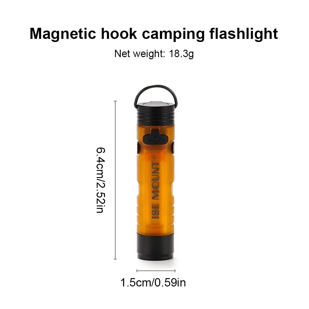 LED Magnetic Pocket Work Light  Small Handheld Flashlight With Hook  TypeC Charging 13