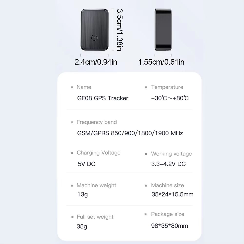 Mini Magnetic GPS Tracker  RealTime AntiTheft Location Tracker For Car Pet  Valuables SIMBased 5