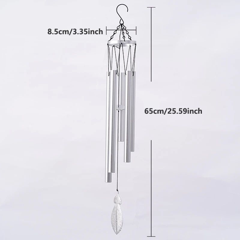 25Inch Outdoor Wind Chimes  Farmhouse  Garden Decorative Chimes 6